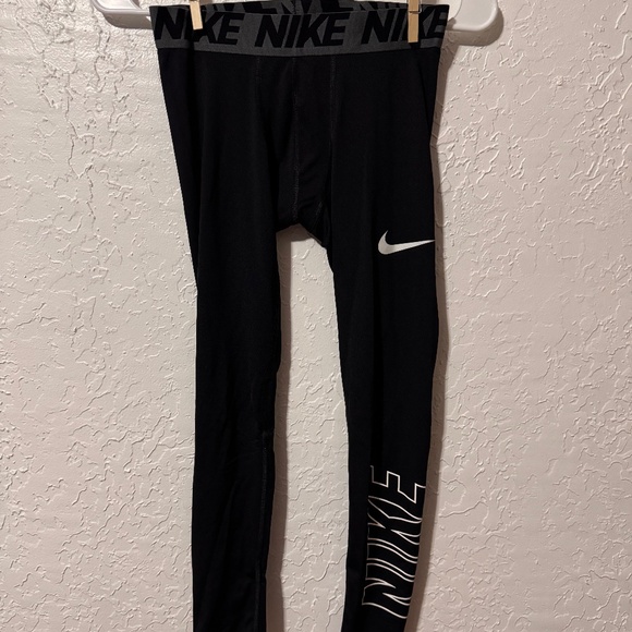 Men’s Nike Pro spandex Compression Tights Black Size Medium - Picture 1 of 5